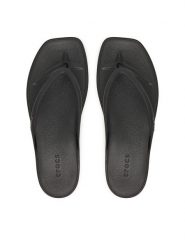 Crocs Japonki Miami Flip 211435 Czarny. Czarne klapki Crocs, bez wzorów, z tworzywa sztucznego, bez obcasa. Za 179.99 zł.