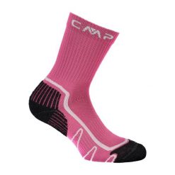 Skarpety trekkingowe CMP POLY MID. Czerwone skarpety CMP, bez wzorów. Za 59.99 zł.