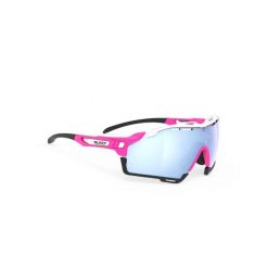 Okulary RUDY PROJECT CUTLINE PINK FLUO MATE C1 - Multilaser ICE. Czerwone okulary przeciwsłoneczne Rudy Project, bez wzorów, sportowe. W wyprzedaży za 564.00 zł.
