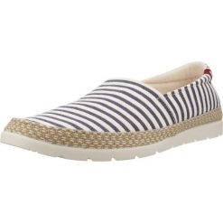 Sandały GIOSEPPO 75261G Niebieski. Niebieskie sandały Gioseppo, bez wzorów, z tkaniny, bez obcasa, bez zapięcia. Za 215.99 zł.