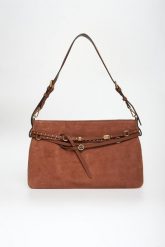 Torebka zamszowa Belt Bag Big PINKO. Torebki klasyczne Pinko, bez wzorów, z zamszu, zamszowe, bez dodatków. Za 2,209.00 zł.