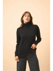 Just Cashmere Kaszmirowy golf "Lucie" w kolorze czarnym rozmiar: S. Czarne golfy Just Cashmere, s, bez wzorów, z kaszmiru, bez ramiączek. Za 521.99 zł.
