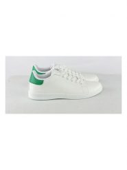 C'M Sneakersy w kolorze biało-zielonym rozmiar: 40. Białe trampki C'M, bez wzorów, z materiału, bez zapięcia. Za 86.99 zł.