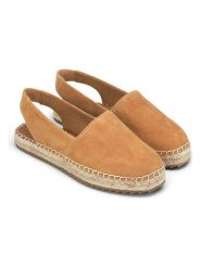 Marc O´Polo Skórzane espadryle w kolorze jasnobrązowym rozmiar: 37. Brązowe espadryle bez wzorów, bez obcasa, bez zapięcia. Za 264.15 zł.