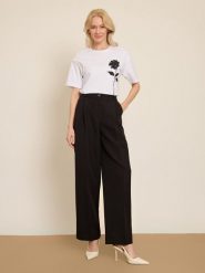 BGN Spodnie w kolorze czarnym rozmiar: 38. Czarne spodnie materiałowe BGN, na co dzień, bez wzorów, z materiału. Za 121.99 zł.