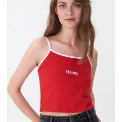Krótki top - Czerwony. Topy House. Za 19.99 zł.