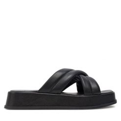 Klapki Marc O'Polo. Czarne klapki Marc O'Polo, bez wzorów, bez obcasa. Za 359.99 zł.