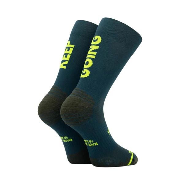 Skarpetki biegowe Sporcks Keep Going. Żółte skarpety SPORCKS, bez wzorów, z nylonu. Za 156.00 zł.