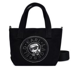 Torebka KARL LAGERFELD. Czarne torebki klasyczne KARL LAGERFELD, bez wzorów, bez dodatków. Za 339.99 zł.