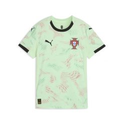 Damska koszulka wyjazdowa drużyny kobiet Portugalia 2025 PUMA. Czarne bluzki Puma, s, bez wzorów, sportowe, bez kołnierzyka, bez ramiączek. Za 419.00 zł.