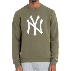 Bluza New Era New York Yankees Crew Neck. Białe bluzy New Era, m, bez wzorów, bez kaptura. Za 215.85 zł.