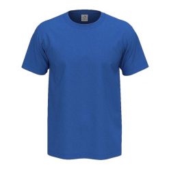 Koszulka Unisex Dla Dorosłych Comfort Plain T-shirt. Niebieskie t-shirty STEDMAN, xl, bez wzorów, bez kołnierzyka, bez ramiączek. Za 59.99 zł.