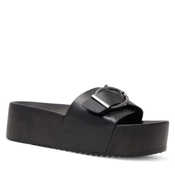 Klapki Jenny Fairy. Czarne klapki Jenny Fairy, bez wzorów, bez obcasa. Za 129.99 zł.