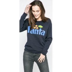 Only - Bluza Fanta. Niebieskie bluzy Only, m, bez wzorów, z bawełny, bez kaptura. W wyprzedaży za 49.90 zł.