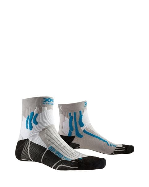 Skarpety biegowe X-SOCKS RUN SPEED TWO 4.0. Szare skarpety X Socks, bez wzorów, z materiału. Za 55.00 zł.