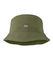 Kapelusz BUFF ADVENTURE BUCKET HAT SOLID. Zielone kapelusze Buff, bez wzorów, z tkaniny. Za 149.99 zł.