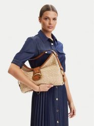 Guess Torebka Camden HWRB93 08180 Beżowy. Brązowe torebki klasyczne Guess, z aplikacjami, z materiału, bez dodatków. Za 679.99 zł.