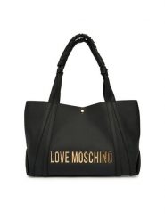 LOVE MOSCHINO Torebka JC4244PP0OKD0000 Czarny. Czarne shopper Love Moschino, bez wzorów, ze skóry, bez dodatków. Za 1,029.00 zł.