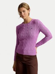 Polo Ralph Lauren Sweter 211971869511 Różowy Regular Fit. Czerwone swetry Polo Ralph Lauren, s, bez wzorów, z bawełny, bez ramiączek. Za 949.99 zł.