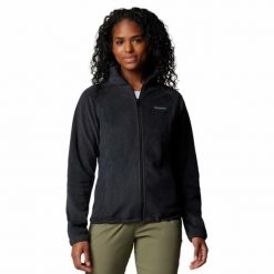 Bluza polarowa damska Columbia Benton Springs Full Zip rozpinana. Czarne bluzy Columbia, bez wzorów, z polaru, bez kaptura. Za 194.99 zł.