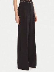 Elisabetta Franchi Spodnie materiałowe PA-103-56E2 Czarny Regular Fit. Czarne spodnie materiałowe Elisabetta Franchi, bez wzorów, z materiału. Za 1,649.00 zł.