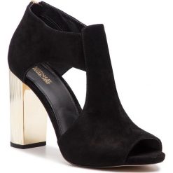 Sandały MICHAEL MICHAEL KORS - Paloma Open Toe 40R9PAHS1S Black. Czarne sandały MICHAEL Michael Kors, bez wzorów, ze skóry, z otwartym noskiem, bez obcasa, na obcasie, bez zapięcia. W wyprzedaży za 549.00 zł.
