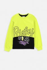 Bluza dresowa. Bluzy COCCODRILLO, bez wzorów, z dresówki, bez kaptura. W wyprzedaży za 49.90 zł.