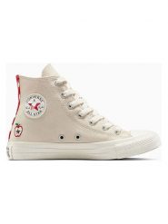 Converse Sneakersy "Chuck Taylor All Star Hi" w kolorze beżowym rozmiar: 37. Brązowe trampki Converse, bez wzorów, za kostkę, bez zapięcia. Za 194.95 zł.