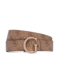 Pasek Guess. Brązowe paski Guess, z aplikacjami. Za 234.99 zł.