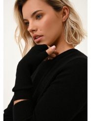 Just Cashmere Kaszmirowe mitenki "Zoe" w kolorze czarnym rozmiar: onesize. Czarne rękawiczki Just Cashmere, bez wzorów, z kaszmiru. Za 157.35 zł.