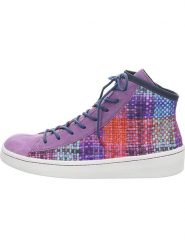 Think! Skórzane sneakersy w kolorze fioletowym rozmiar: 39,5. Różowe trampki Think!, bez wzorów, za kostkę, bez zapięcia. Za 277.36 zł.