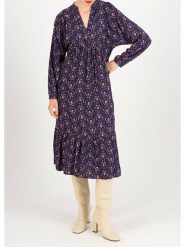 Blutsgeschwister Sukienka "Saint Tropen Fireplace" ze wzorem rozmiar: L. Różowe sukienki Blutsgeschwister, na imprezę, l, bez wzorów, z wiskozy, klasyczne, bez kołnierzyka, bez ramiączek, midi, rozkloszowane. Za 208.83 zł.