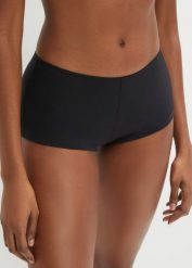 Figi panty (10 par). Czarne figi bonprix, bez wzorów. Za 97.99 zł.