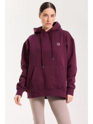 Onamaste Bluza "Capuche" w kolorze bordowym rozmiar: L/XL. Czerwone bluzy Onamaste, l, bez wzorów, z bawełny, z kapturem. Za 217.99 zł.