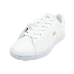 Damskie Skórzane Buty Sportowe Carnaby. Białe trekkingi Lacoste, z materiału, trekkingowe. Za 506.99 zł.