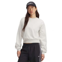 Bluza Under Armour Ua Icon Vida Flc Crew Damskie. Białe bluzy Under Armour, s, bez wzorów, z bawełny, bez kaptura. Za 356.99 zł.