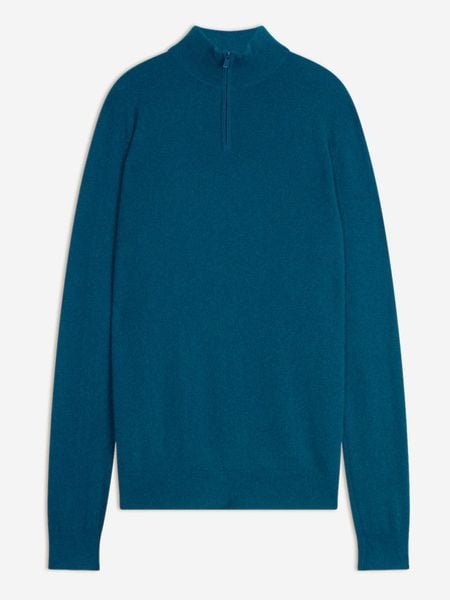 Just Cashmere Kaszmirowy sweter "Bradley" w kolorze niebieskim rozmiar: S. Niebieskie swetry Just Cashmere, s, bez wzorów, z kaszmiru, bez ramiączek. Za 413.99 zł.