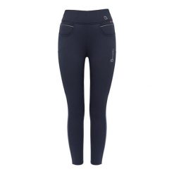 Damskie legginsy jeździeckie z pełną przyczepnością Cavallo Cavaliz RL. Czarne legginsy CAVALLO, na zimę, bez wzorów, z elastanu, do jazdy konnej. Za 354.50 zł.