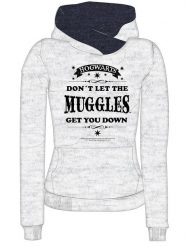 Harry Potter Bluza w kolorze szarym rozmiar: XXL. Szare bluzy harry potter, xxl, bez wzorów, z bawełny, z kapturem. Za 66.00 zł.