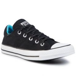 Converse CHUCK TAYLOR 565223C Czarny. Czarne obuwie sportowe Converse, z materiału, bez zapięcia. Za 239.99 zł.