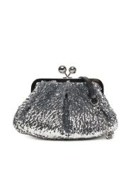 Weekend Max Mara Torebka 2615511094650 Srebrny. Szare torebki klasyczne Weekend Max Mara, bez wzorów, z materiału, bez dodatków. Za 879.99 zł.