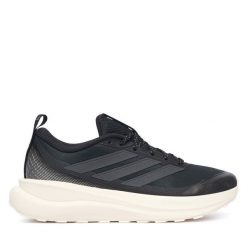 Buty do biegania adidas. Czarne obuwie sportowe Adidas, bez zapięcia, do biegania. Za 259.99 zł.