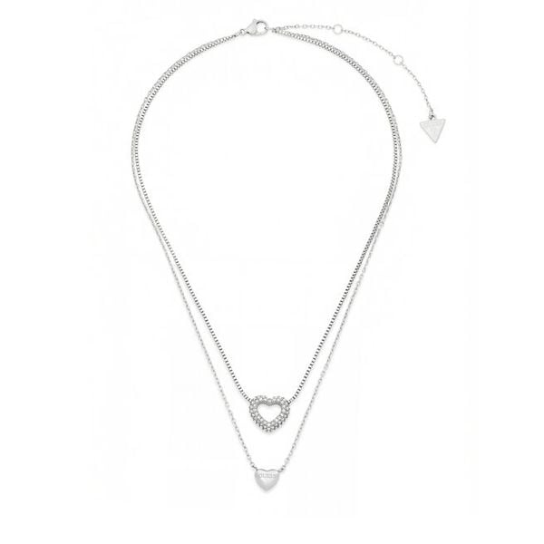 Naszyjnik Guess. Szare naszyjniki Guess, srebrne. Za 226.99 zł.