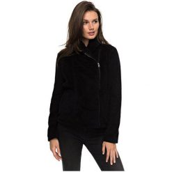 ROXY Bluza Sen Swobodnie Antracyt ERJPF03028-KVJ0 (rozmiar M). Czarne bluzy Roxy, m, bez wzorów, bez kaptura. W wyprzedaży za 177.00 zł.
