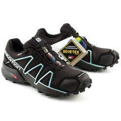 Buty trekkingowe damskie Salomon Speedcross 4 GTX do biegania. Czarne trekkingi Salomon, do biegania. Za 459.00 zł.