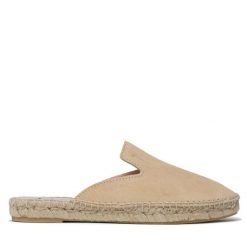 Espadryle Manebi. Brązowe espadryle Manebi, bez wzorów, bez obcasa, bez zapięcia. Za 379.99 zł.