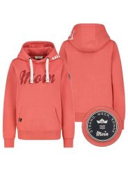 Eight2Nine Bluza w kolorze koralowym rozmiar: L. Czerwone bluzy Eight2Nine, l, bez wzorów, z kapturem. Za 135.17 zł.