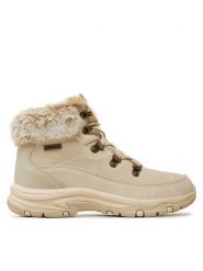 Skechers Trapery Trego - Snow Worries 167882/NAT Brązowy. Brązowe trapery i śniegowce Skechers, ze skóry. Za 449.99 zł.