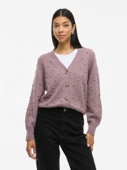 Vila Kardigan "Vituli" w kolorze jasnoróżowym rozmiar: XL. Różowe kardigany Vila, xl, bez wzorów. Za 96.14 zł.