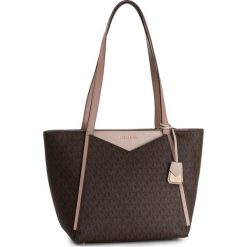 Torebka MICHAEL MICHAEL KORS - Whitney 30S8GN1T1B Brn/Sfpk/Fwn. Brązowe torebki klasyczne MICHAEL Michael Kors, bez wzorów, ze skóry ekologicznej, bez dodatków. Za 969.00 zł.